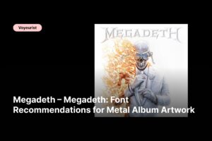 Megadeth – Megadeth: Font Recommendations for Metal Album Artwork