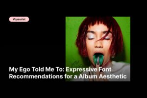 f - My Ego Told Me To_ Expressive Font Recommendations for a Album Aesthetic